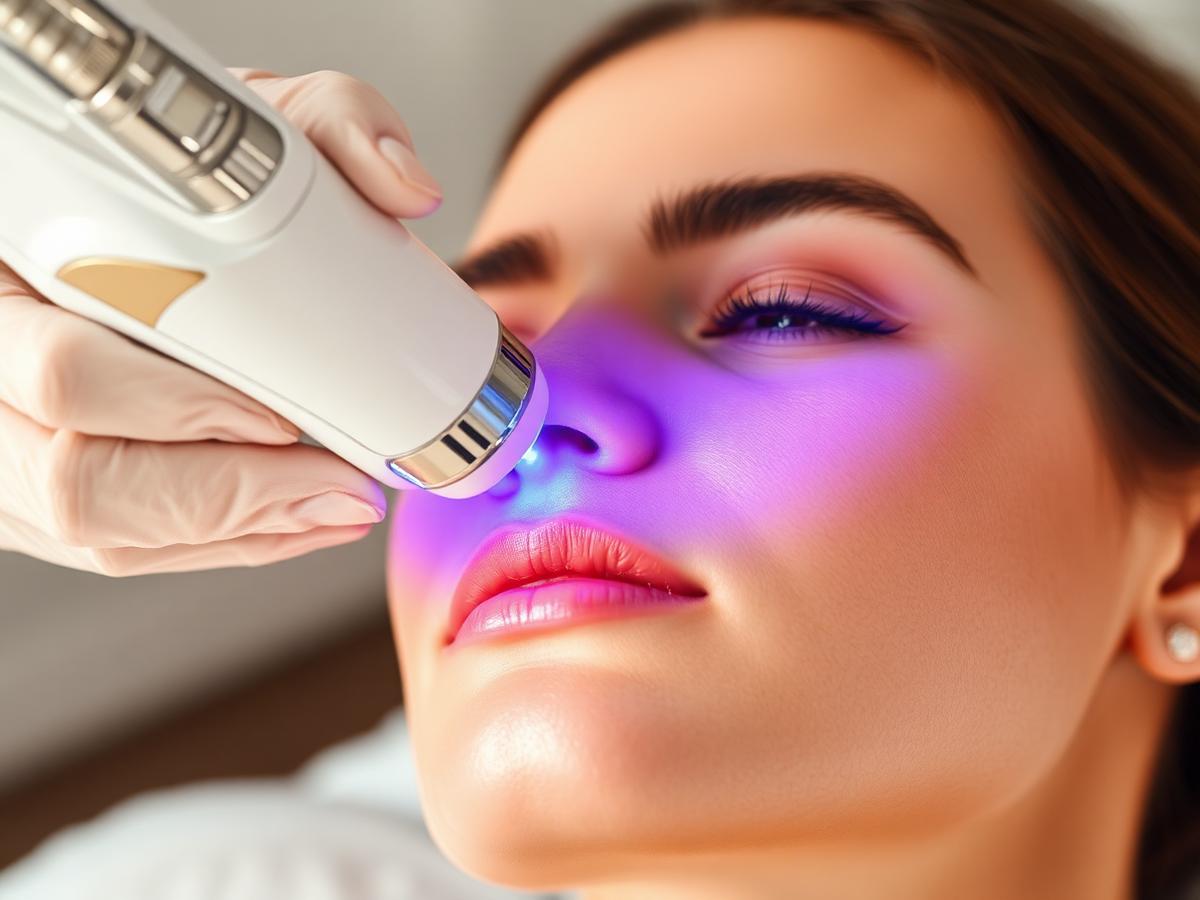 IPL Behandlung Gesicht